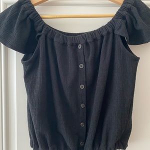 Madewell Open Shoulder Top